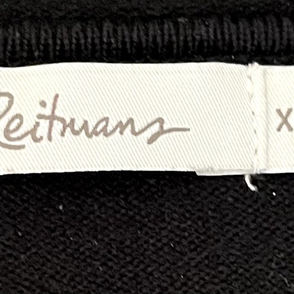 Reitmans cross over black and white sweater - Picture 2 of 5